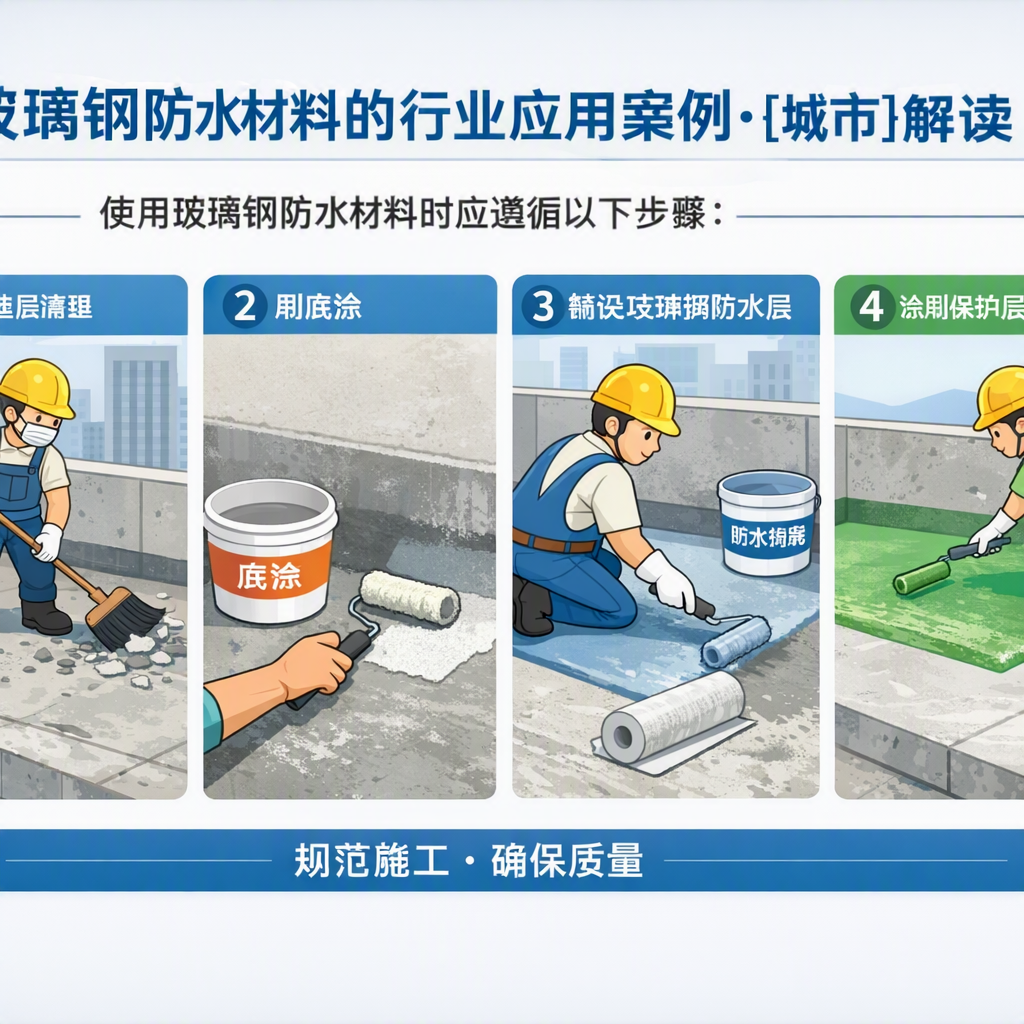 玻璃钢防水材料的行业应用案例,成都解读