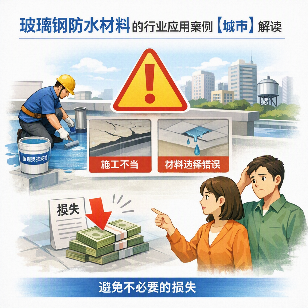 玻璃钢防水材料的行业应用案例,成都解读